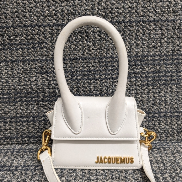 Jacquemus White The Chaquito Mini Bag - Picture 1 of 11